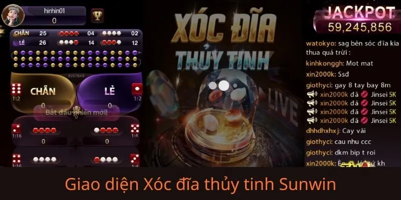Giới thiệu chung về game Xóc đĩa thủy tinh Sunwin